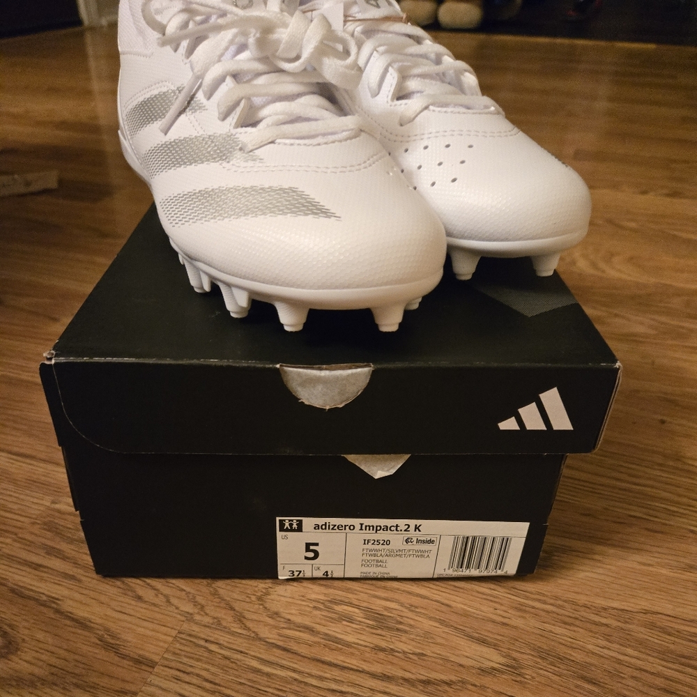 Adidas White Soccer Cleats